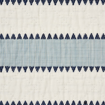 SCHUMACHER  FOLK ART ISOLDE STRIPE MATELASSE WOVENS MATELASSEY   - 76750