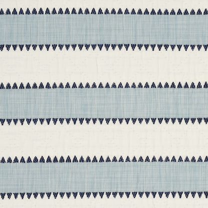 SCHUMACHER  FOLK ART ISOLDE STRIPE MATELASSE WOVENS MATELASSEY   - 76750