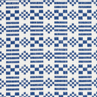 SCHUMACHER  A COUNTRY LIFE WILSON EMBROIDERY WOVEN WOVEN INDIGO   - 76790