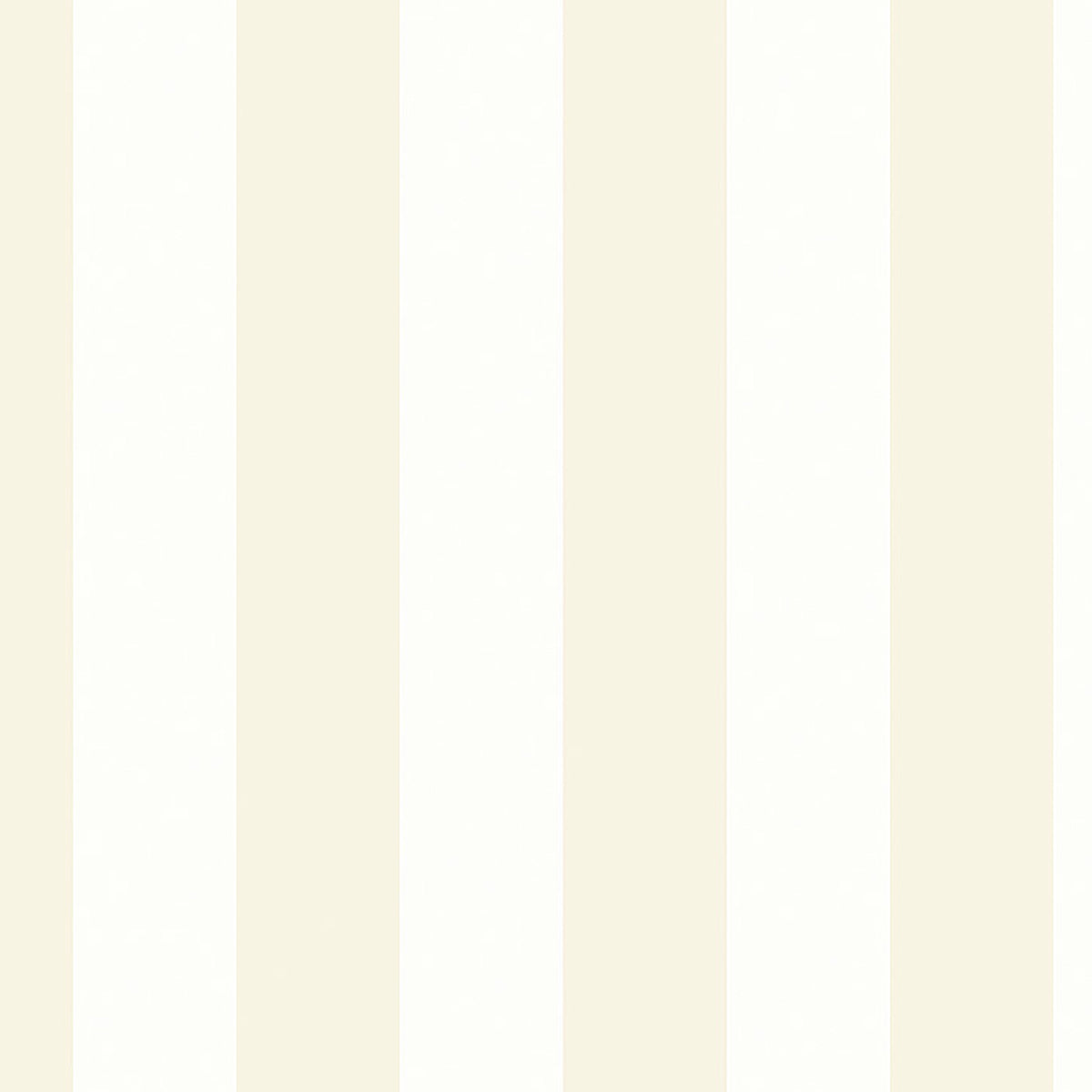 Beige and ivory vertical stripe pattern; neutral, classic interior wallpaper.
