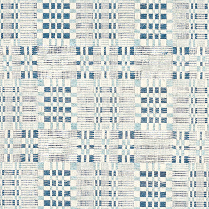 SCHUMACHER  FOLK ART BRIMFIELD PATTERN WOVENS PATTERN WOVENS INDIGO   - 76940