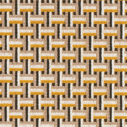 SCHUMACHER  CLASSIC WOVENS SAXON ??PINGL?? WOVEN WOVEN OCHRE   - 76972