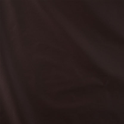 Dark brown fabric with soft folds and a matte, drapey appearance.