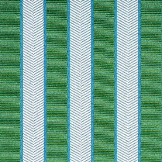 SCHUMACHER  TIMOTHY CORRIGAN RIBBON STRIPE PATTERN WOVENS PATTERN WOVENS EMERALD   - 77100