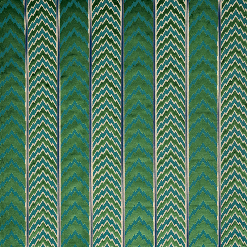 SCHUMACHER  TIMOTHY CORRIGAN FLORENTINE VELVET   Emerald   - 77110