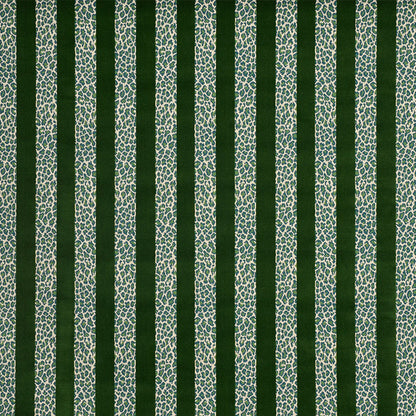 SCHUMACHER  TIMOTHY CORRIGAN GUEPARD STRIPE VELVET CUT VELVET CUT VELVET EMERALD   - 77141