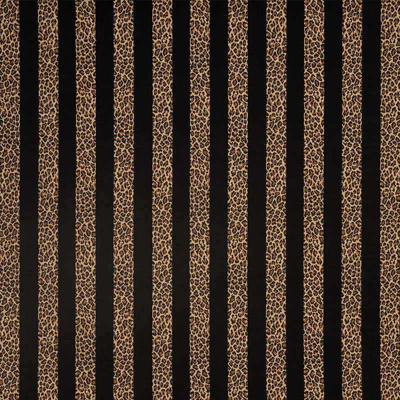 SCHUMACHER  TIMOTHY CORRIGAN GUEPARD STRIPE VELVET CUT VELVET CUT VELVET BLACK   - 77142