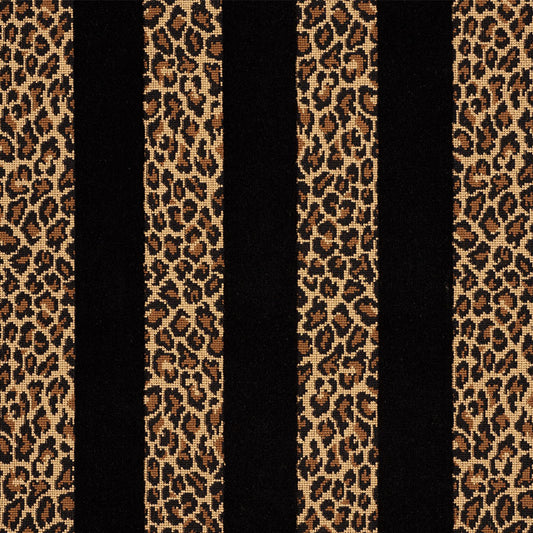 SCHUMACHER  TIMOTHY CORRIGAN GUEPARD STRIPE VELVET CUT VELVET CUT VELVET BLACK   - 77142