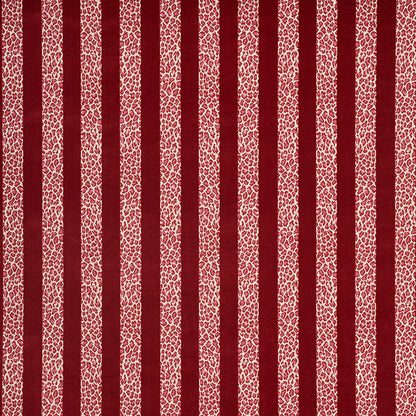 SCHUMACHER  TIMOTHY CORRIGAN GUEPARD STRIPE VELVET CUT VELVET CUT VELVET RED   - 77143