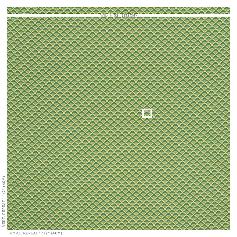 SCHUMACHER  STEP LIVELY WILHELM PATTERNED WOVENS PATTERNED WOVENS KELLY GREEN   - 77182