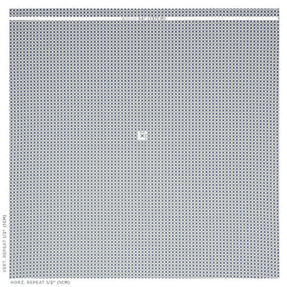 SCHUMACHER  STEP LIVELY ELIAS PATTERN WOVENS PATTERN WOVENS BLUE , IVORY   - 77200