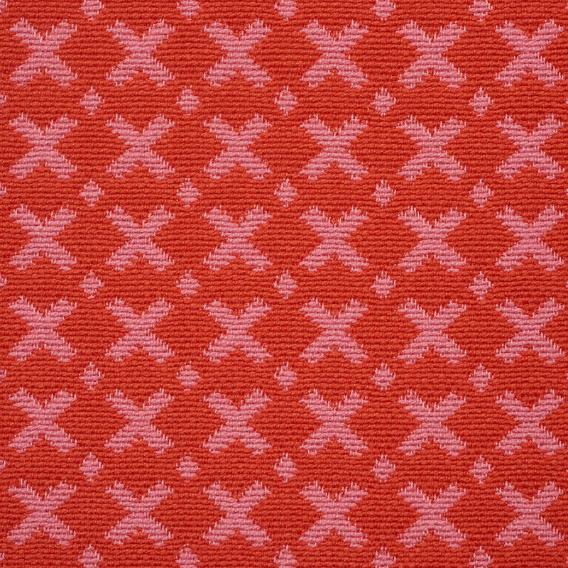 SCHUMACHER  STEP LIVELY ELIAS PATTERN WOVENS PATTERN WOVENS PINK , RED   - 77201