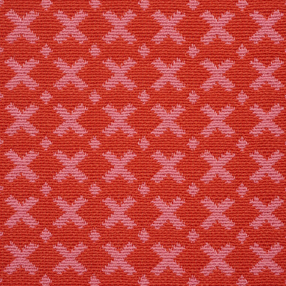 SCHUMACHER  STEP LIVELY ELIAS PATTERN WOVENS PATTERN WOVENS PINK , RED   - 77201