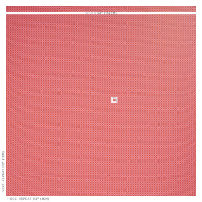 SCHUMACHER  STEP LIVELY ELIAS PATTERN WOVENS PATTERN WOVENS PINK , RED   - 77201