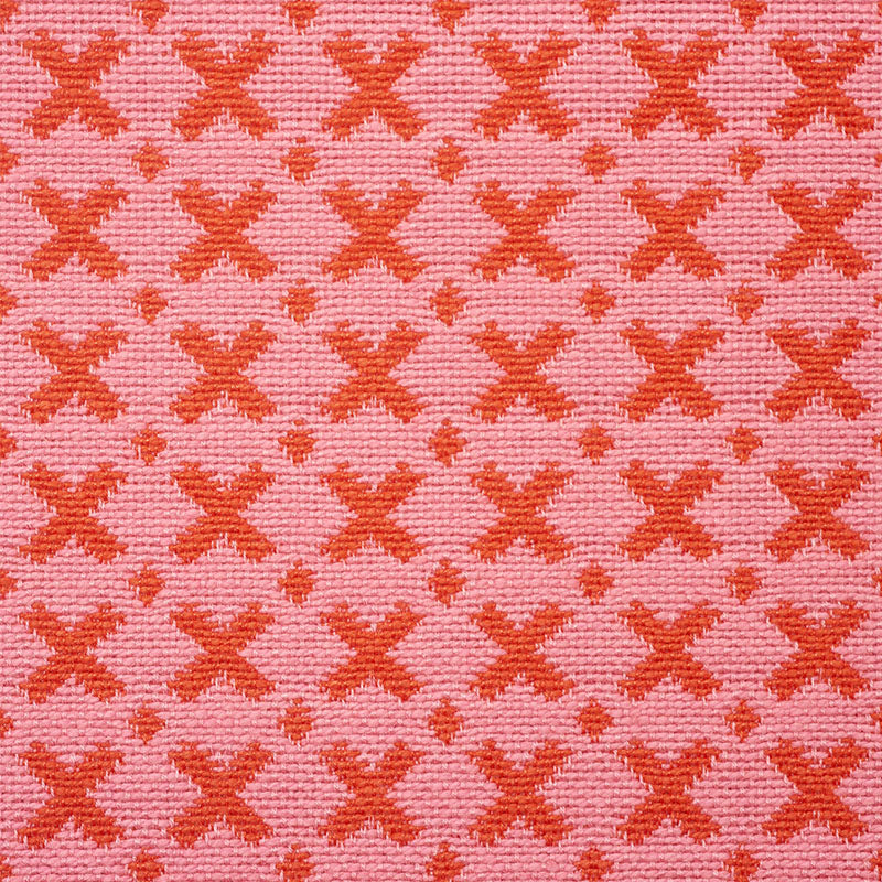 SCHUMACHER  STEP LIVELY ELIAS PATTERN WOVENS PATTERN WOVENS PINK , RED   - 77201