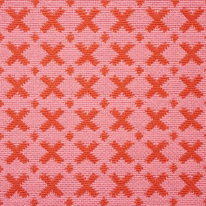 SCHUMACHER  STEP LIVELY ELIAS PATTERN WOVENS PATTERN WOVENS PINK , RED   - 77201