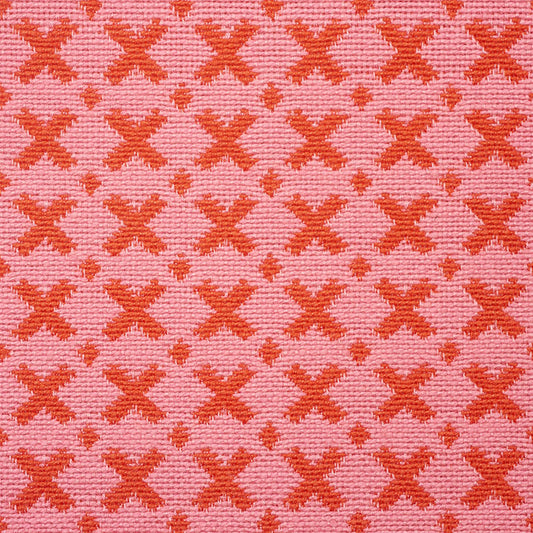 SCHUMACHER  STEP LIVELY ELIAS PATTERN WOVENS PATTERN WOVENS PINK , RED   - 77201