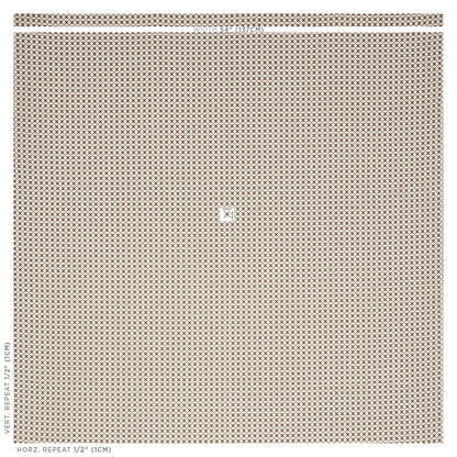 SCHUMACHER  STEP LIVELY ELIAS PATTERN WOVENS PATTERN WOVENS BROWN , ECRU   - 77202