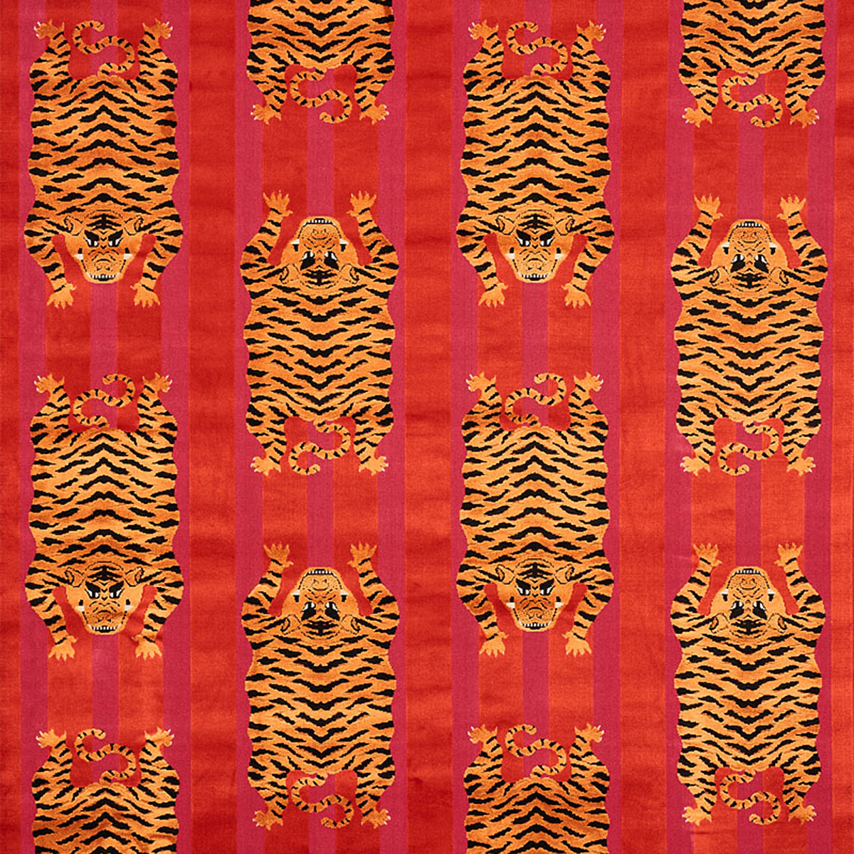 SCHUMACHER  Johnson Hartig Jokhang Tiger Velvet CUT VELVET CUT VELVET Red , Pink   - 77231