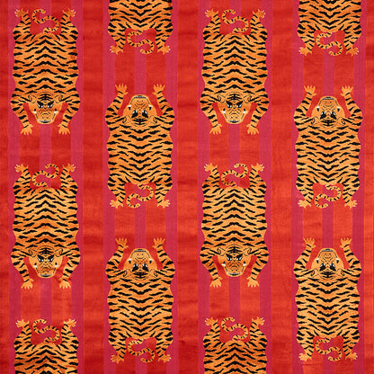 SCHUMACHER  Johnson Hartig Jokhang Tiger Velvet CUT VELVET CUT VELVET Red , Pink   - 77231