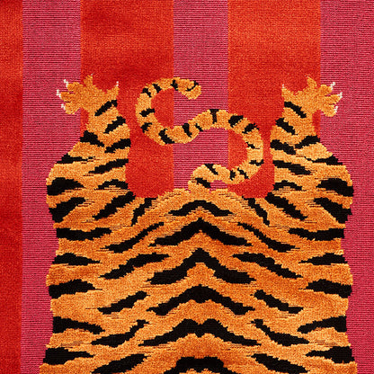 SCHUMACHER  Johnson Hartig Jokhang Tiger Velvet CUT VELVET CUT VELVET Red , Pink   - 77231