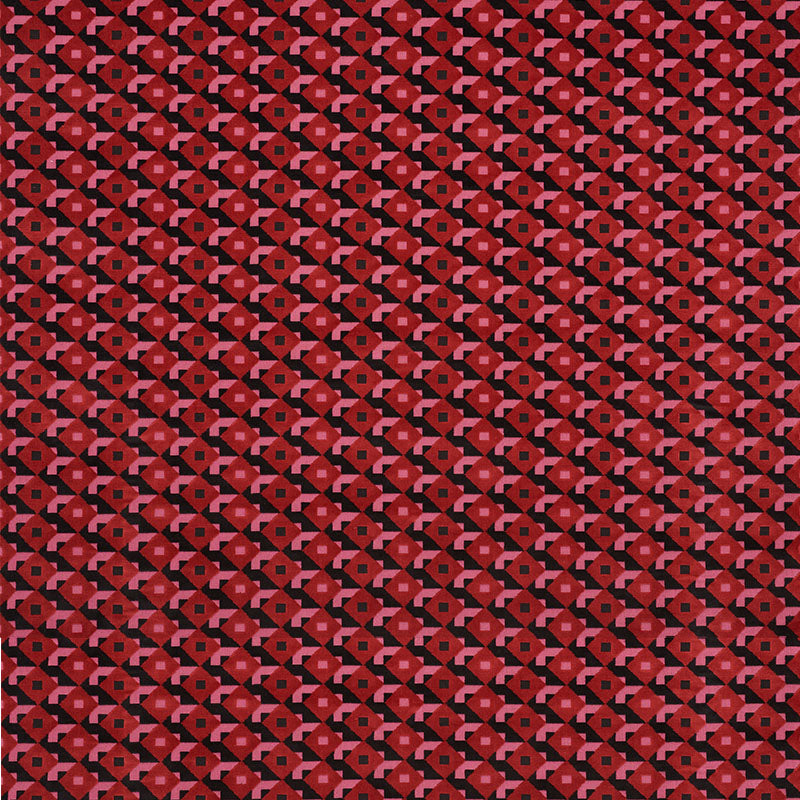 SCHUMACHER  JOHNSON HARTIG DAZZLE SHIP VELVET CUT VELVET CUT VELVET PINK , BLACK   - 77240