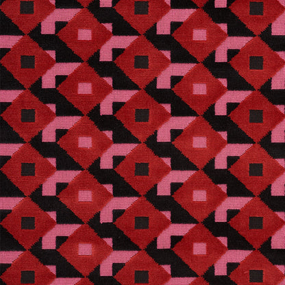 SCHUMACHER  JOHNSON HARTIG DAZZLE SHIP VELVET CUT VELVET CUT VELVET PINK , BLACK   - 77240