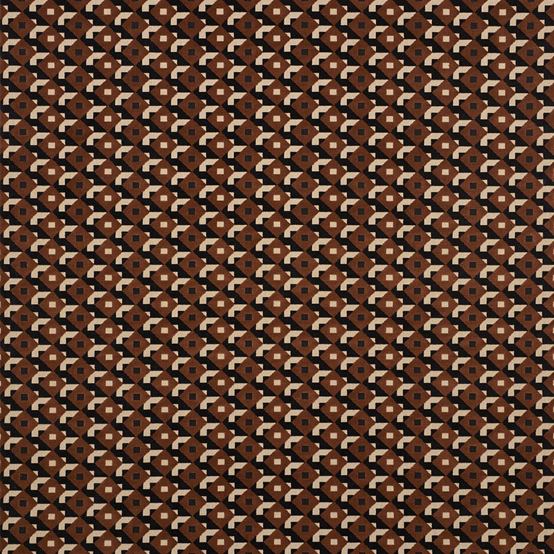 SCHUMACHER  JOHNSON HARTIG DAZZLE SHIP VELVET CUT VELVET CUT VELVET BROWN , BLACK   - 77242