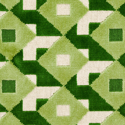 SCHUMACHER  JOHNSON HARTIG DAZZLE SHIP VELVET VELVETS,CUT VELVET VELVETS,CUT VELVET VERDANT   - 77244