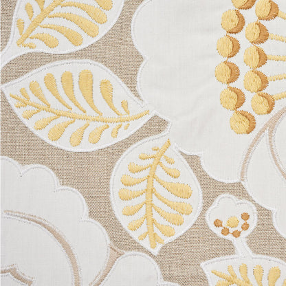 SCHUMACHER  WALLFLOWERS JACKIE APPLIQU?? EMBROIDERY EMBROIDERIES EMBROIDERIES NATURAL   - 77300