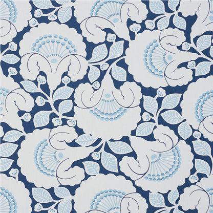 SCHUMACHER  WALLFLOWERS JACKIE APPLIQU?? EMBROIDERY EMBROIDERIES EMBROIDERIES BLUE   - 77301