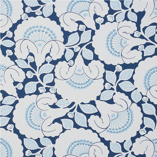 SCHUMACHER  WALLFLOWERS JACKIE APPLIQU?? EMBROIDERY EMBROIDERIES EMBROIDERIES BLUE   - 77301