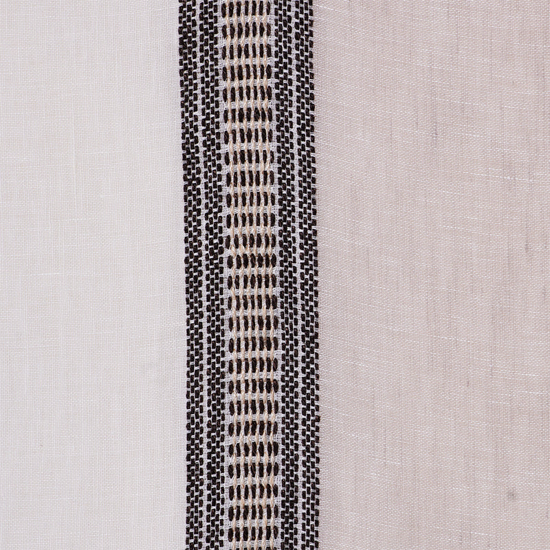 SCHUMACHER  TRUE WEST SENITA STRIPE SHEER SHEERS & CASEMENTS SHEERS & CASEMENTS NEUTRAL   - 77430