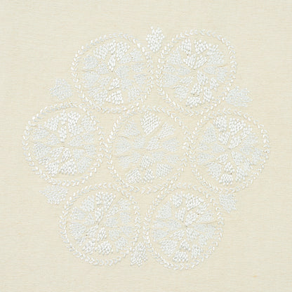 SCHUMACHER  NEW TRADITIONAL II ISLA HAND EMBROIDERY EMBROIDERIES EMBROIDERIES IVORY   - 77491