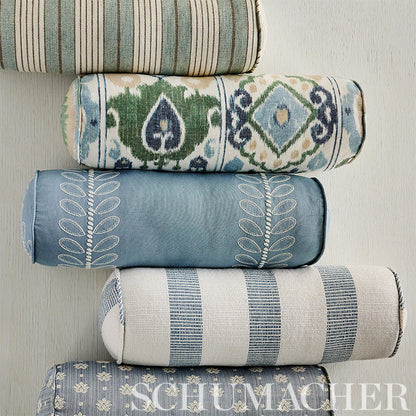 SCHUMACHER FABRIC  NEW TRADITIONAL BRUNEL   SKY   - 77531