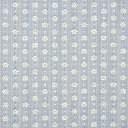 SCHUMACHER FABRIC  NEW TRADITIONAL BRUNEL   SKY   - 77531