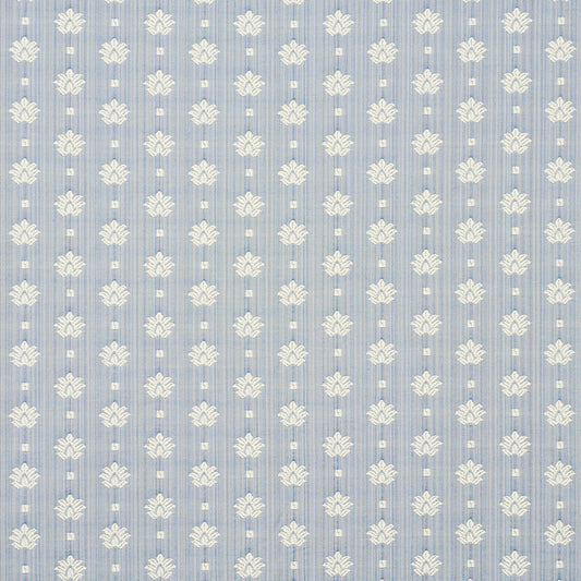 SCHUMACHER FABRIC  NEW TRADITIONAL BRUNEL   SKY   - 77531