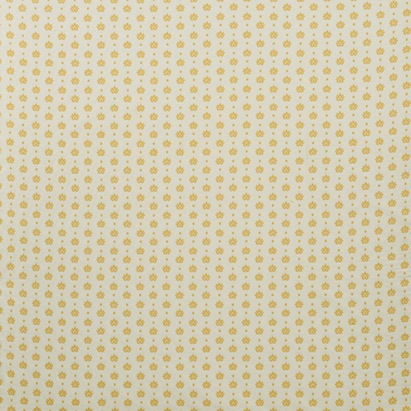 SCHUMACHER FABRIC  NEW TRADITIONAL BRUNEL   YELLOW   - 77532