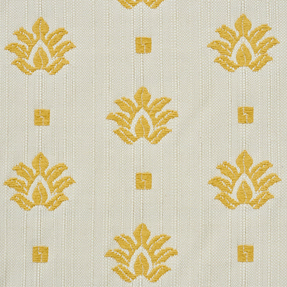 SCHUMACHER FABRIC  NEW TRADITIONAL BRUNEL   YELLOW   - 77532