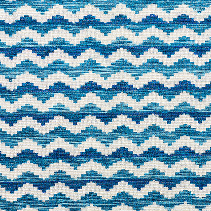 SCHUMACHER  NEW TRADITIONAL ROEBUCK PERFORMANCE PATTERNED WOVENS,HIGH PERFORMANCE PATTERNED WOVENS,HIGH PERFORMANCE BLUE   - 77541