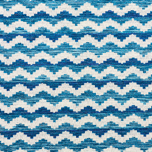 SCHUMACHER  NEW TRADITIONAL ROEBUCK PERFORMANCE PATTERNED WOVENS,HIGH PERFORMANCE PATTERNED WOVENS,HIGH PERFORMANCE BLUE   - 77541