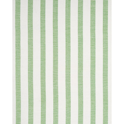Green striped woven textile pattern with narrow textured stripes