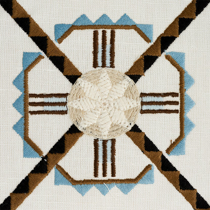 SCHUMACHER  TRUE WEST CHAMIZAL EMBROIDERY EMBROIDERIES EMBROIDERIES NEUTRAL , SKY   - 77600