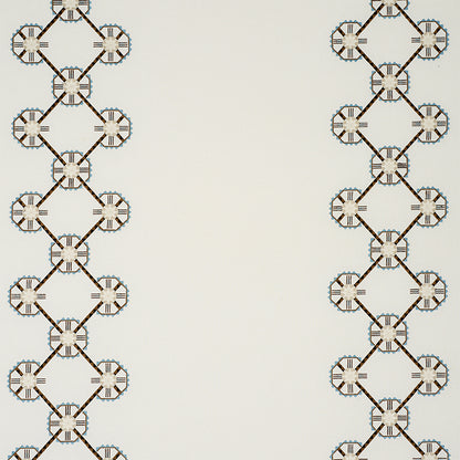 SCHUMACHER  TRUE WEST CHAMIZAL EMBROIDERY EMBROIDERIES EMBROIDERIES NEUTRAL , SKY   - 77600