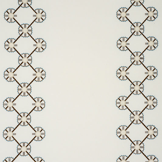 SCHUMACHER  TRUE WEST CHAMIZAL EMBROIDERY EMBROIDERIES EMBROIDERIES NEUTRAL , SKY   - 77600