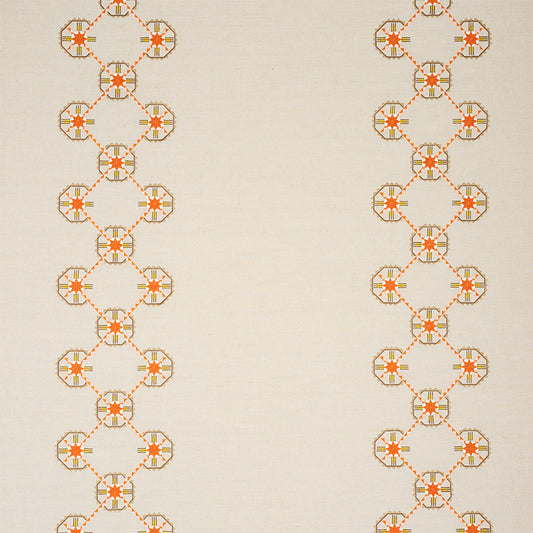 SCHUMACHER  TRUE WEST CHAMIZAL EMBROIDERY EMBROIDERIES EMBROIDERIES ORANGE , PINK   - 77602