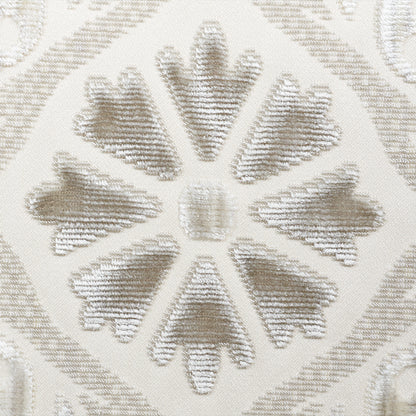 SCHUMACHER  CUT & PATTERNED VELVETS SUZANI STRIE VELVET CUT VELVET CUT VELVET PEARL   - 77642