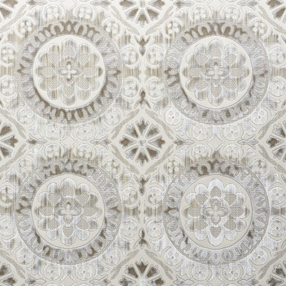 SCHUMACHER  CUT & PATTERNED VELVETS SUZANI STRIE VELVET CUT VELVET CUT VELVET PEARL   - 77642