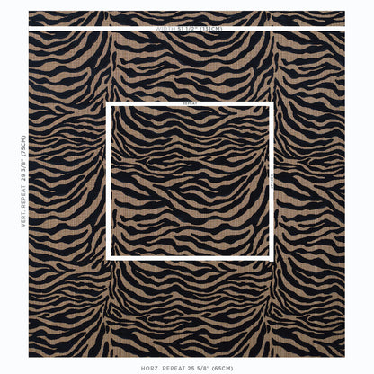 SCHUMACHER  RIVE GAUCHE REGINE STRIE VELVET   Ebony   - 77771