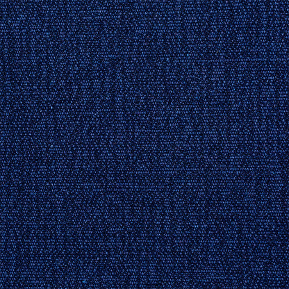 Close-up of navy blue cotton plains fabric texture.